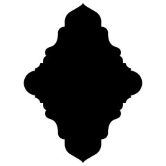 Islamic Label Emblem Shape Glyph Pictogram symbol visual illustration