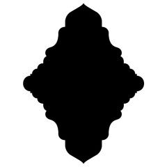 Islamic Label Emblem Shape Glyph Pictogram symbol visual illustration