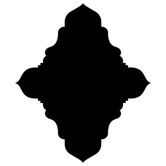 Islamic Label Emblem Shape Glyph Pictogram symbol visual illustration