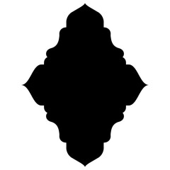 Islamic Label Emblem Shape Glyph Pictogram symbol visual illustration