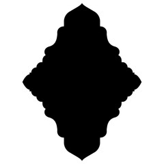 Islamic Label Emblem Shape Glyph Pictogram symbol visual illustration