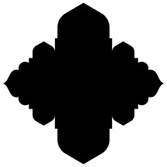 Islamic Label Emblem Shape Glyph Pictogram symbol visual illustration