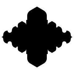 Islamic Label Emblem Shape Glyph Pictogram symbol visual illustration