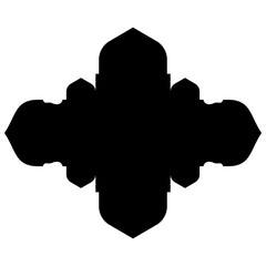 Islamic Label Emblem Shape Glyph Pictogram symbol visual illustration Pictogram Symbol Design: Label Emblem Shape Visuals