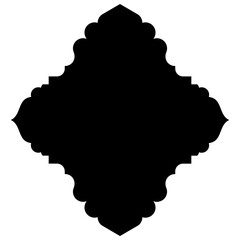 Islamic Label Emblem Shape Glyph Pictogram symbol visual illustration Pictogram Symbol Design: Label Emblem Shape Visuals