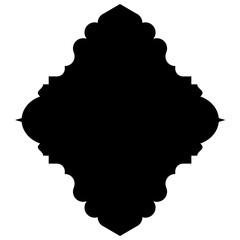 Islamic Label Emblem Shape Glyph Pictogram symbol visual illustration Pictogram Symbol Design: Label Emblem Shape Visuals