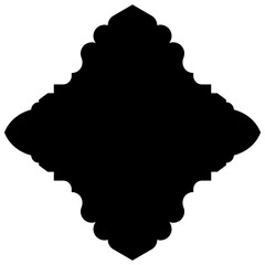 Islamic Label Emblem Shape Glyph Pictogram symbol visual illustration Pictogram Symbol Design: Label Emblem Shape Visuals