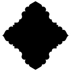 Islamic Label Emblem Shape Glyph Pictogram symbol visual illustration Pictogram Symbol Design: Label Emblem Shape Visuals
