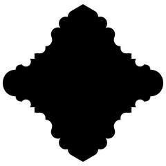 Islamic Label Emblem Shape Glyph Pictogram symbol visual illustration Pictogram Symbol Design: Label Emblem Shape Visuals