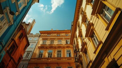 A tall building with a clock on top, suitable for urban and architecture concepts - Powered by Adobe