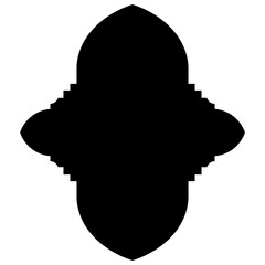 Islamic Label Emblem Shape Glyph Pictogram symbol visual illustration