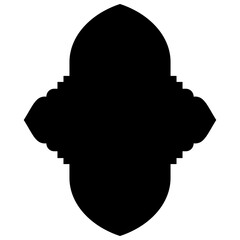 Islamic Label Emblem Shape Glyph Pictogram symbol visual illustration
