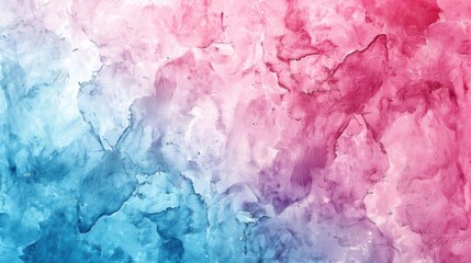 Watercolor art background. Old paper. Blue and pink texture for cards, flyers, poster, banner.	