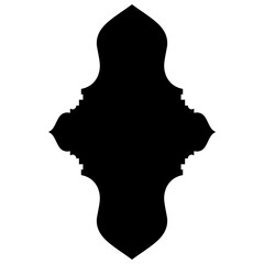 Islamic Label Emblem Shape Glyph Pictogram symbol visual illustration