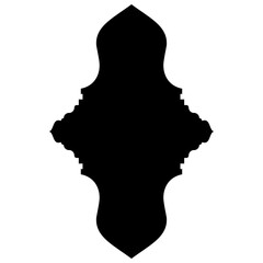 Islamic Label Emblem Shape Glyph Pictogram symbol visual illustration