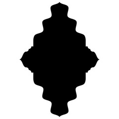 Islamic Label Emblem Shape Glyph Pictogram symbol visual illustration