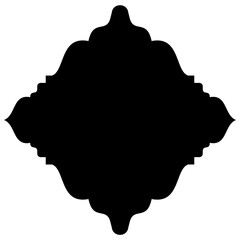 Islamic Label Emblem Shape Glyph Pictogram symbol visual illustration