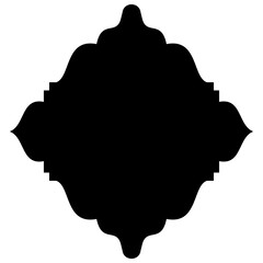 Islamic Label Emblem Shape Glyph Pictogram symbol visual illustration