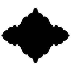 Islamic Label Emblem Shape Glyph Pictogram symbol visual illustration