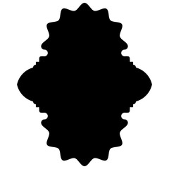 Islamic Label Emblem Shape Glyph Pictogram symbol visual illustration