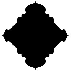 Islamic Label Emblem Shape Glyph Pictogram symbol visual illustration
