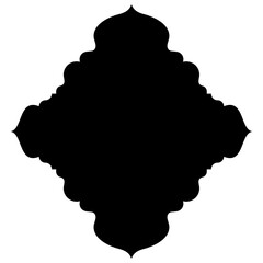 Islamic Label Emblem Shape Glyph Pictogram symbol visual illustration