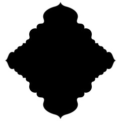 Islamic Label Emblem Shape Glyph Pictogram symbol visual illustration
