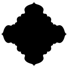 Islamic Label Emblem Shape Glyph Pictogram symbol visual illustration