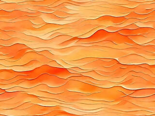 Abstract; Pattern light orange; brushed texture; watercolor style; small sparse  casual ripples; not uniformed color