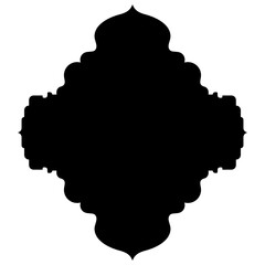 Islamic Label Emblem Shape Glyph Pictogram symbol visual illustration