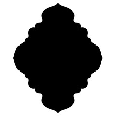 Islamic Label Emblem Shape Glyph Pictogram symbol visual illustration
