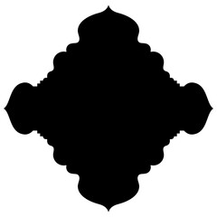 Islamic Label Emblem Shape Glyph Pictogram symbol visual illustration