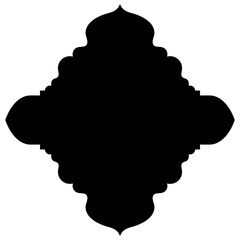 Islamic Label Emblem Shape Glyph Pictogram symbol visual illustration