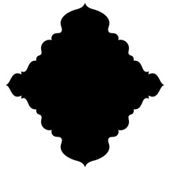 Islamic Label Emblem Shape Glyph Pictogram symbol visual illustration