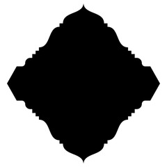 Islamic Label Emblem Shape Glyph Pictogram symbol visual illustration