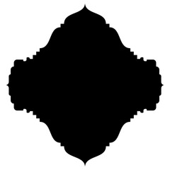 Islamic Label Emblem Shape Glyph Pictogram symbol visual illustration