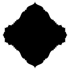 Islamic Label Emblem Shape Glyph Pictogram symbol visual illustration