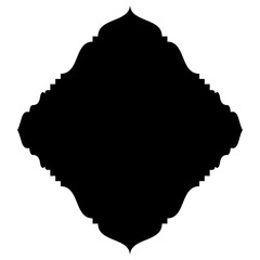 Islamic Label Emblem Shape Glyph Pictogram symbol visual illustration