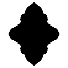 Islamic Label Emblem Shape Glyph Pictogram symbol visual illustration