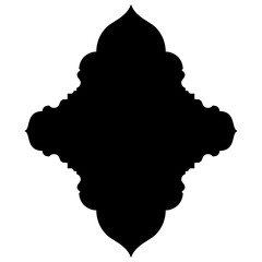 Islamic Label Emblem Shape Glyph Pictogram symbol visual illustration