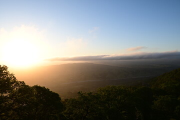 Obraz premium sunrise over the mountains