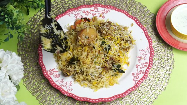Biryani shoot, biryani in plate, Delicious biryani