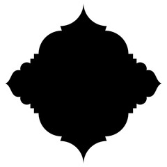Islamic Label Emblem Shape Glyph Pictogram symbol visual illustration