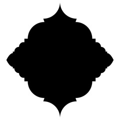 Islamic Label Emblem Shape Glyph Pictogram symbol visual illustration