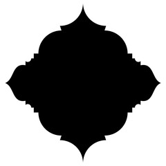 Islamic Label Emblem Shape Glyph Pictogram symbol visual illustration