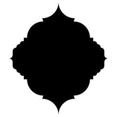 Islamic Label Emblem Shape Glyph Pictogram symbol visual illustration