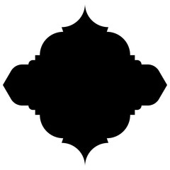 Islamic Label Emblem Shape Glyph Pictogram symbol visual illustration