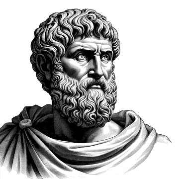 Herodotus Image Immortalized in Time, generative AI