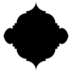 Islamic Label Emblem Shape Glyph Pictogram symbol visual illustration
