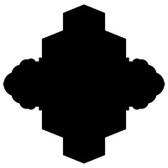 Islamic Label Emblem Shape Glyph Pictogram symbol visual illustration